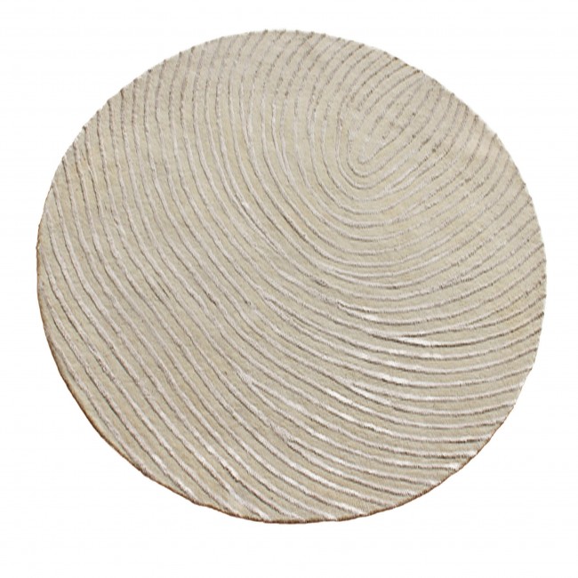 Carpet Edition Murano Swirl Round 화이트 러그 15651