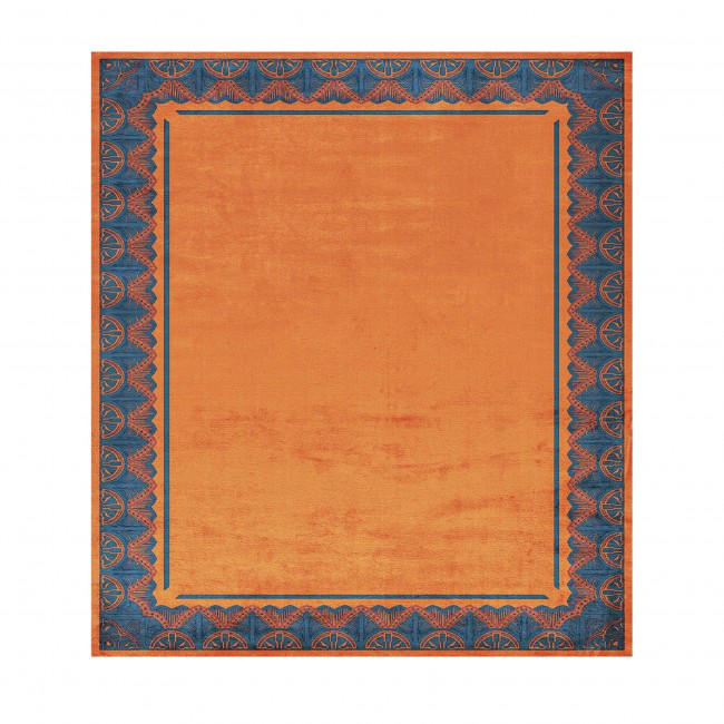 Tapis Rouge Savoy Noble 직사각형 오렌지 & 블루 러그 15408