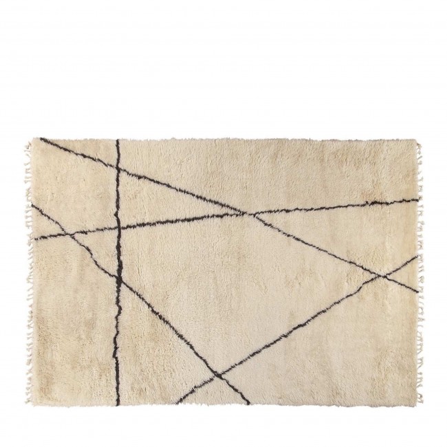 Amini Moroccan Touch MT01 Ivory and 다크 Gray Carpet 15040