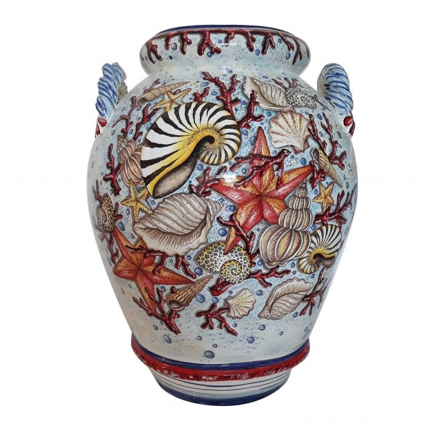 Ceramiche Ima Conchiglie Tuscan Pot 14931