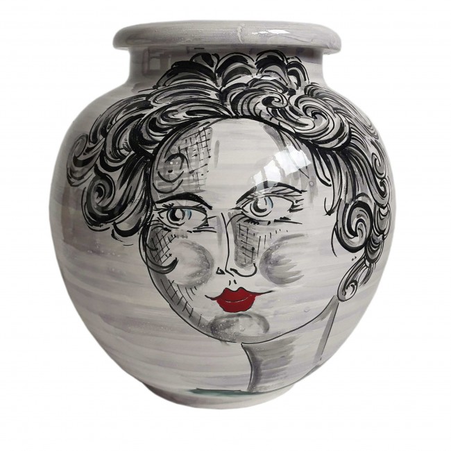 Ceramiche Ima Volti 화병 꽃병 14719