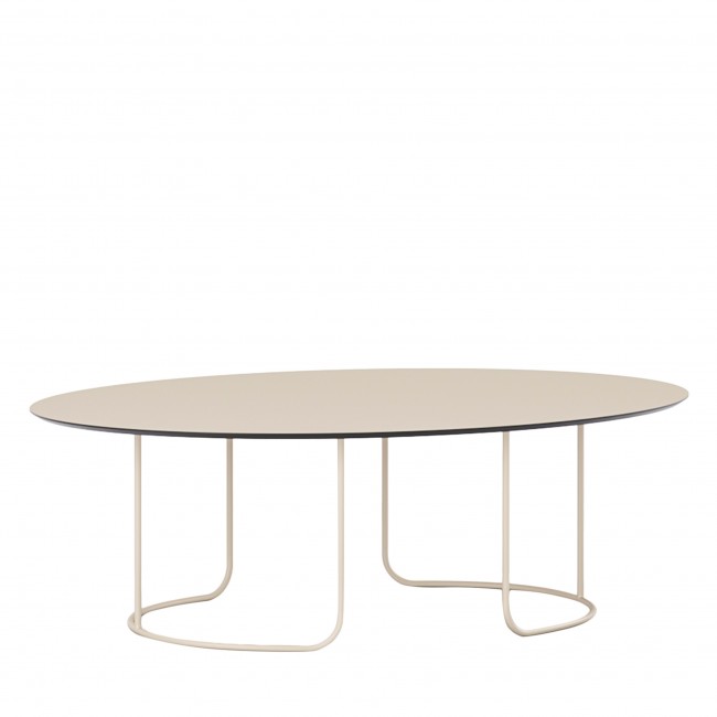 Alma Design Scala 오발 Beige 커피 테이블 by M아르코 Piva 13206