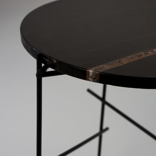 DF DesignLab StiltS Sahara Noir 블랙 마블 사이드 테이블 12479