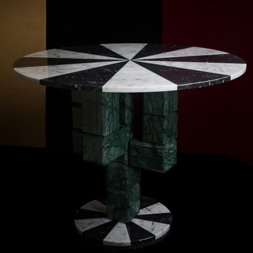 Federico Sigali Caxus marble 다이닝 테이블 100 11136