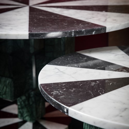 Federico Sigali Caxus marble 다이닝 테이블 100 11136
