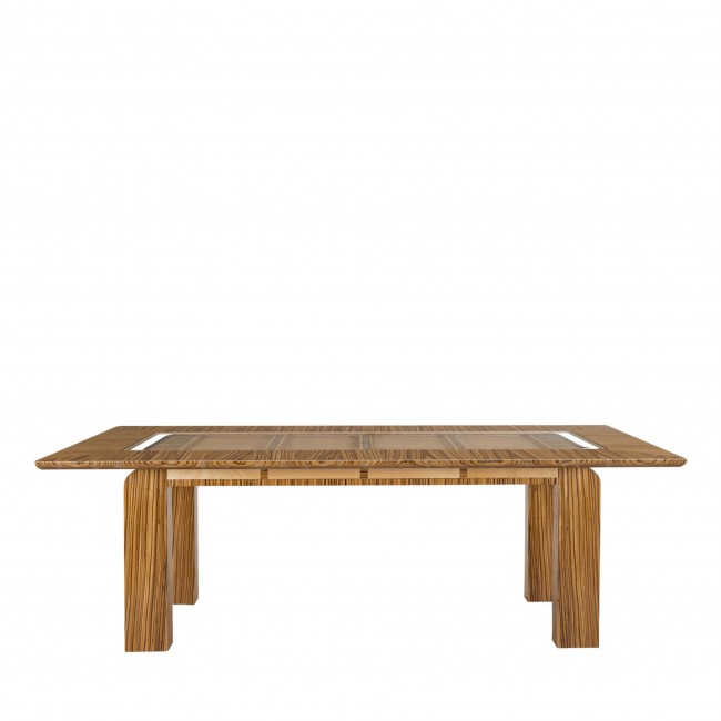 Berdondini 1926 플로렌스 직사각형 zebrano wood 테이블 1947 10843