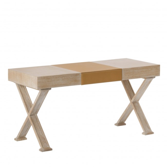 Chelini Oak Desk with 레더 Hand Pad 10304