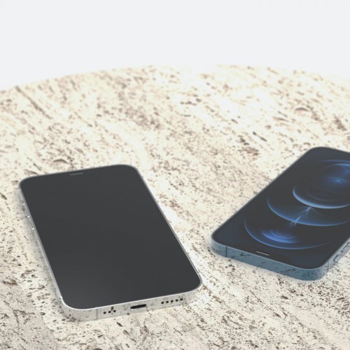 [1+2=8] 21st Century Travertine Marble 커피 테이블 with Wireless Charger 09494