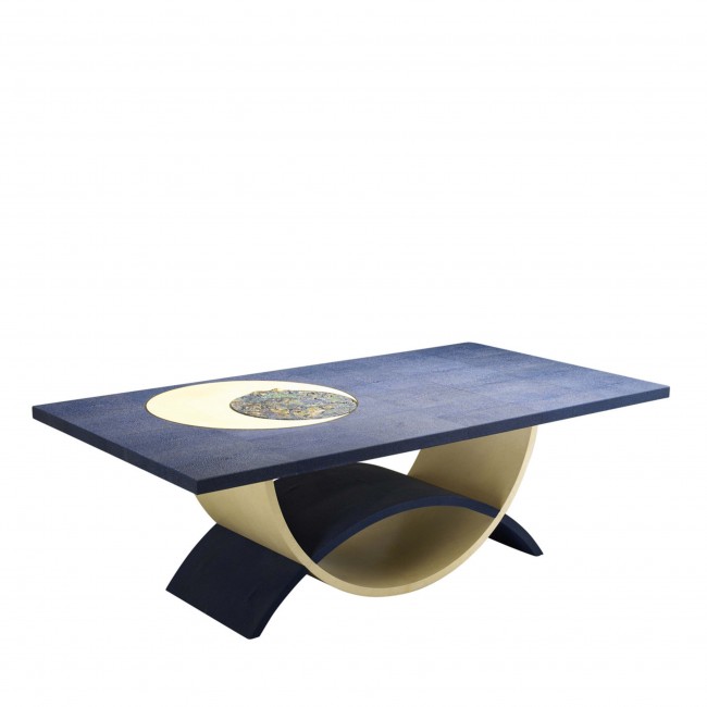 Giordano VI간 블루 문 커피 테이블 by Teresa Luni 09282