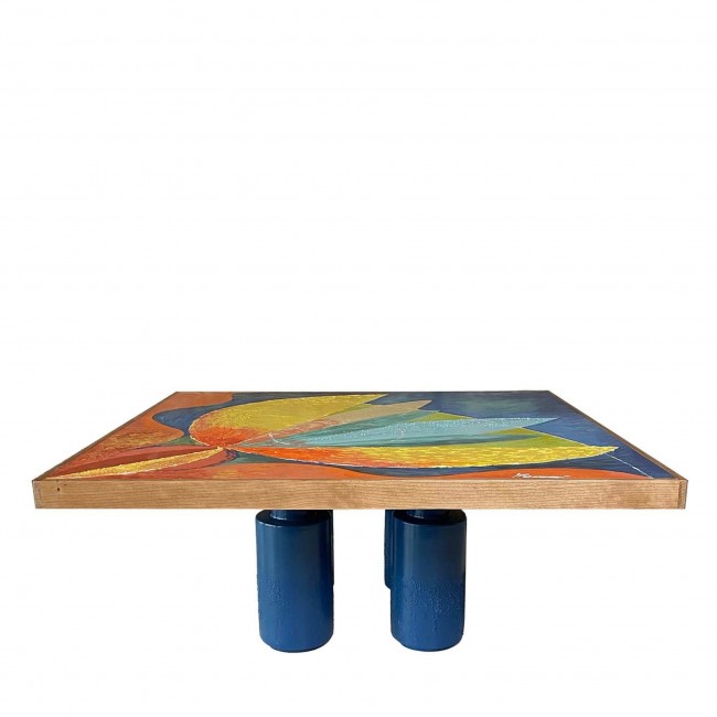 Meccani Design Atlantide 사각 스퀘어 커피 테이블 by Mascia 09273