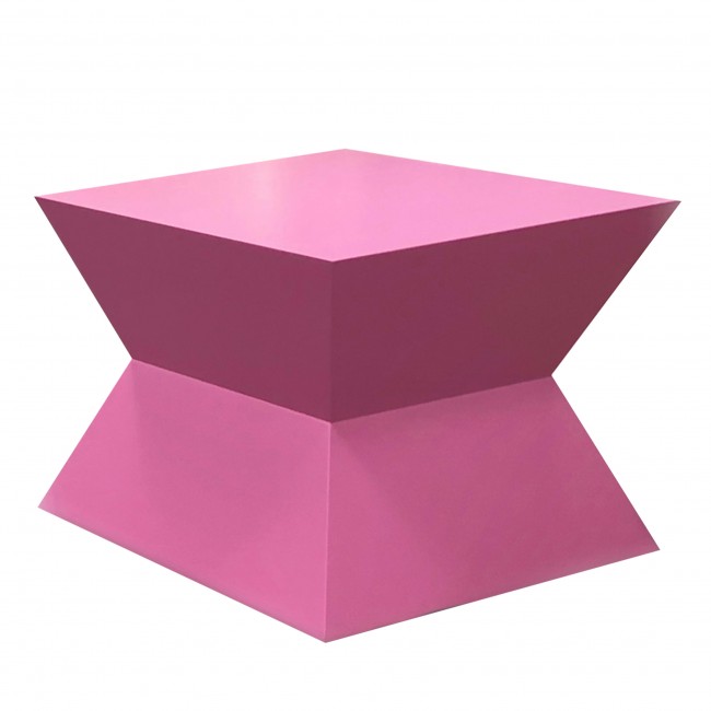 Sergio Villa Pop & Op 핑크 모래시계-SHAPED 커피 테이블 by 카를로 Rampazzi 08817