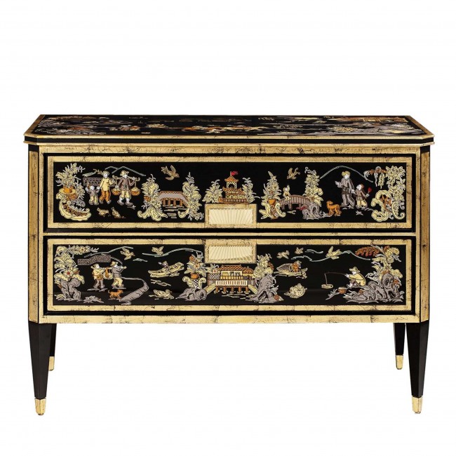 Salda Louis XVI dresser with Hand-Painted Decorations 8708 07255