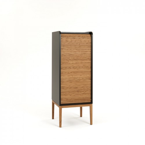 Cole Tapparelle 블랙 Cabinet by Emmanuel Gallina 07039
