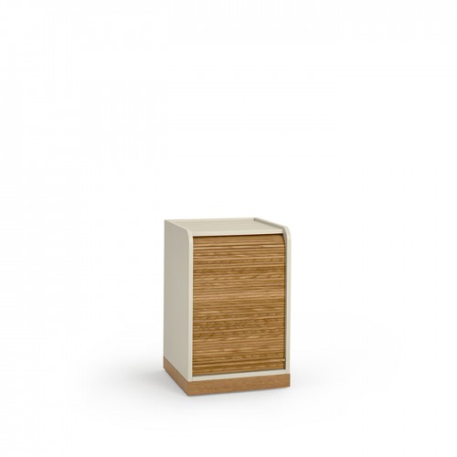 Cole Tapparelle 화이트 Rolling Cabinet by Emmanuel Gallina 07036