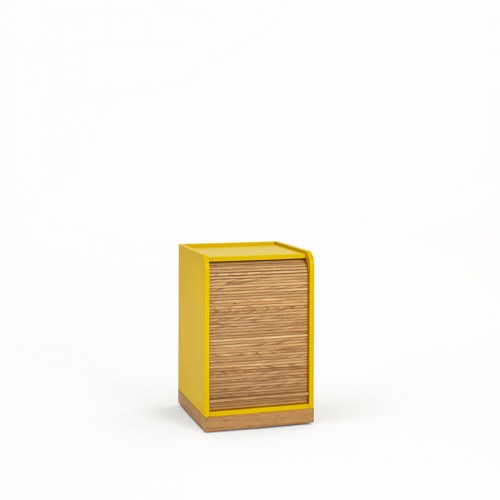 Cole Tapparelle 머스타드 Rolling Cabinet by Emmanuel Gallina 07035
