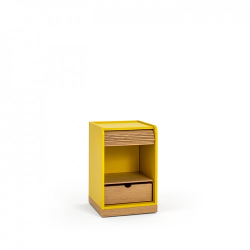 Cole Tapparelle 머스타드 Rolling Cabinet by Emmanuel Gallina 07035