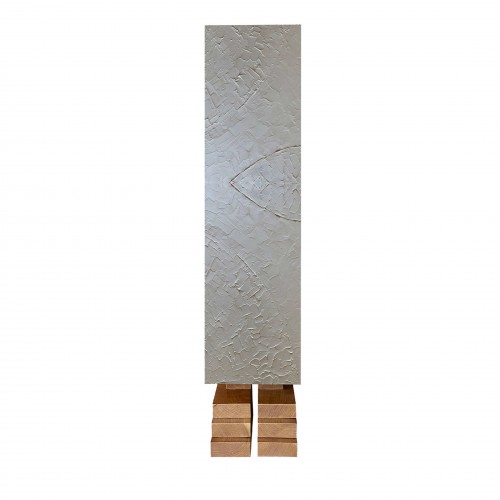Meccani Design 토템 Maya Stucco Gray-Plastered Cabinet by Pietro 06997