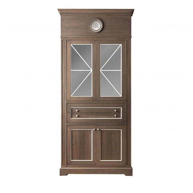Ros I탈IA Interiors Oak Wood Armoire Cabinet 06940