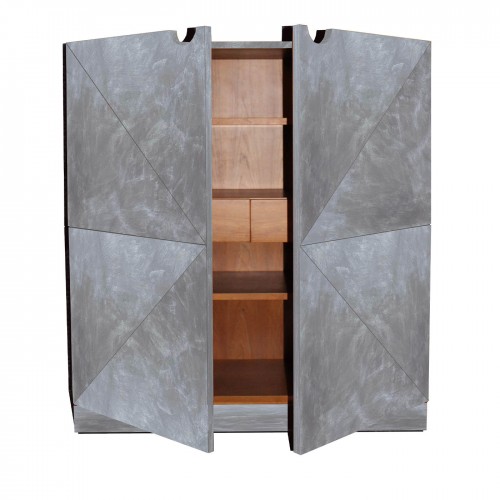 Meccani Design Geometric 실버 Cabinet by Pietro 06879