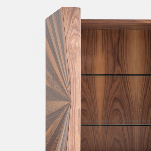 Medulum Veneered Wood Cabinet 06792