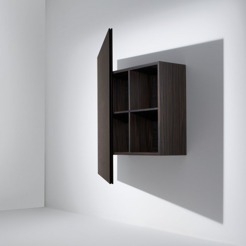 Laura Meroni Decor 사각 스퀘어 Wood Cabinet by 바트OLI Design 06505