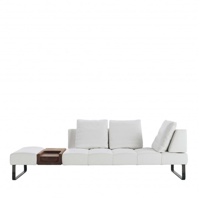 리바 1920 Patmos Asymmetrical 화이트 Sofa by Terry Dwan 05669