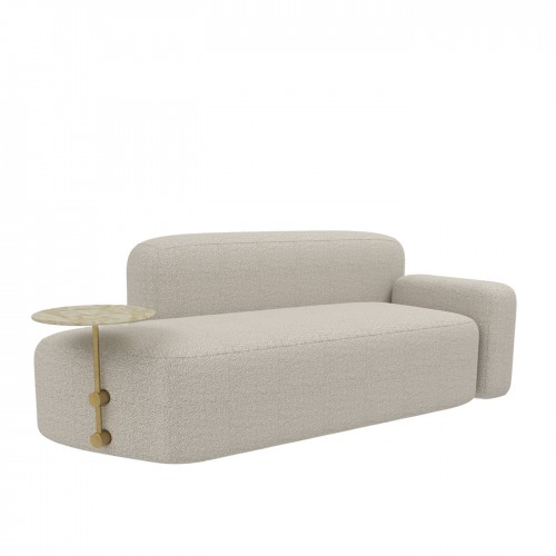 Marioni Mythos Right Sofa with Marble 사이드 테이블 05627