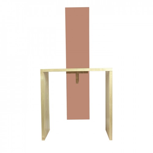 Meccani Design Cimabue Beige Red 체어 의자 by Ferdinando 04711