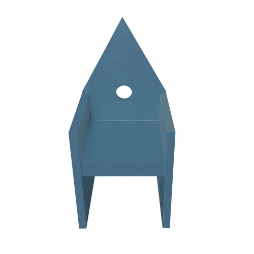 Meccani Design Vescovina 라이트 블루 암체어 팔걸이 의자 by Lanfranco Benvenuti 04679