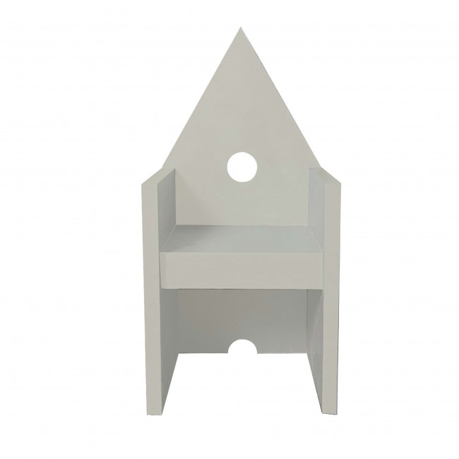 Meccani Design Vescovina Light Gray 암체어 팔걸이 의자 by Lanfranco Benvenuti 04676