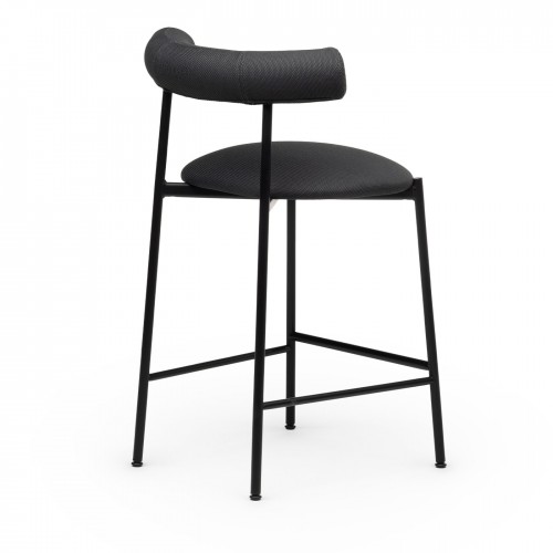 Chairs & 모어 Pampa SG-65 Low 블랙 스툴 by Studio Pastina 03748