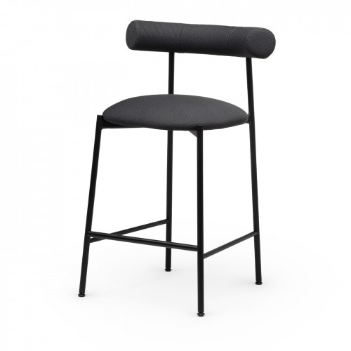 Chairs & 모어 Pampa SG-65 Low 블랙 스툴 by Studio Pastina 03748