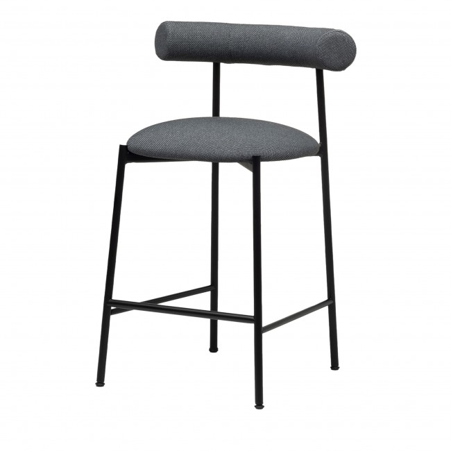 Chairs & 모어 Pampa SG-65 Low Gray 블랙 스툴 by Studio Pastina 03747