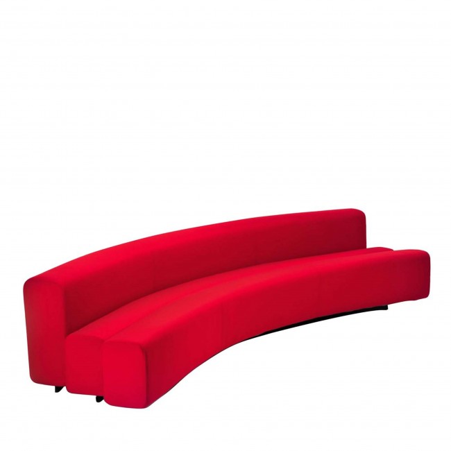 La Cividina Osaka Red Sofa by Pierre Paulin 02597