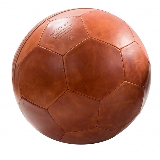 Bottega Conticelli Small Soccer Ball 푸프 Papaya 02126