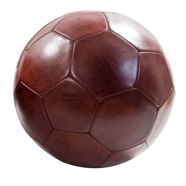 Bottega Conticelli Small Soccer Ball 푸프 다크 브라운 01978