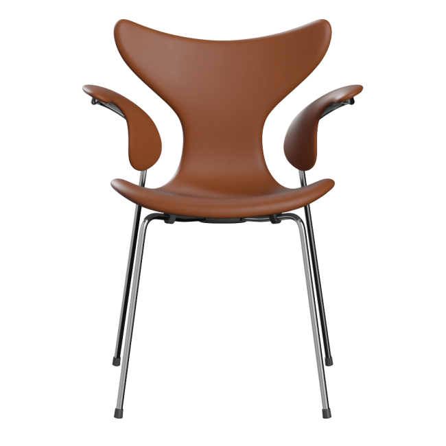 프리츠한센 릴리 암체어 upholstered 크롬베이스 SH46cm - 에센셜 월넛 01189