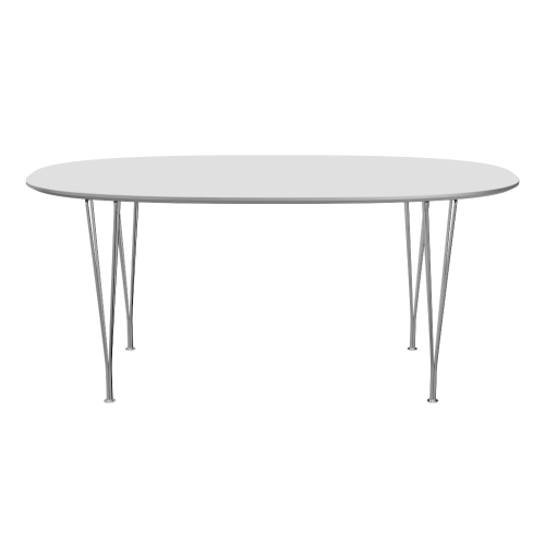 프리츠한센 수퍼엘립스 테이블 (B616 100x170) - 크롬베이스 / 화이트 라미네이트 00985