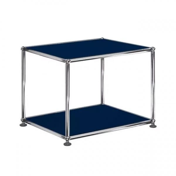 유에스엠 할러 사이드 테이블 (52.3 x 41.8) - 스틸 블루(RAL 5011) 06569