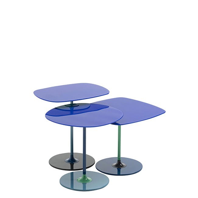 카르텔 티에리 사이드 테이블 3 SET - 블루 06556