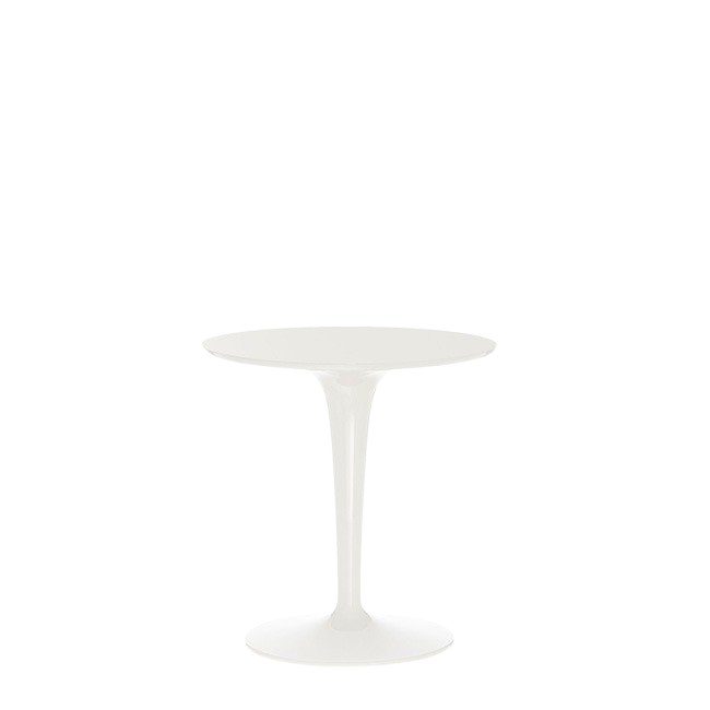 카르텔 팁 탑 사이드 테이블 - 화이트 모노 06418