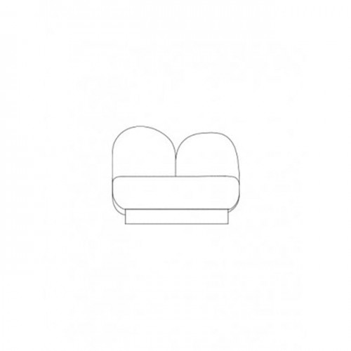 발레리 오브젝트 1-seat-sofa without armrest - sevo rust 05631