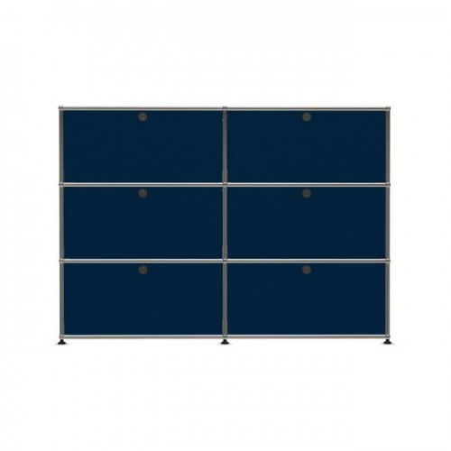 유에스엠 할러 2x3 모듈 (6-door 0-pannel W154 x H109) - 스틸 블루(RAL 5011) 05007