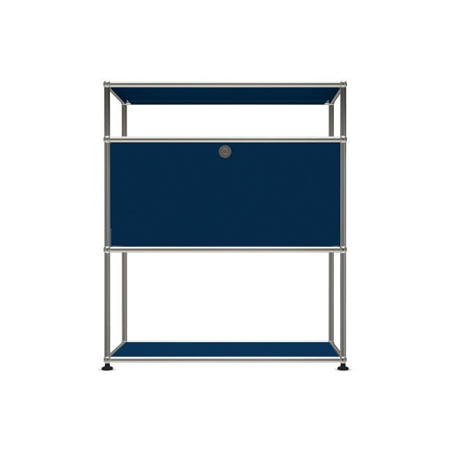 유에스엠 할러 1x3 모듈 (1-middle-door 1-1-pannel W79 x H92) - 스틸 블루(RAL 5011) 04736