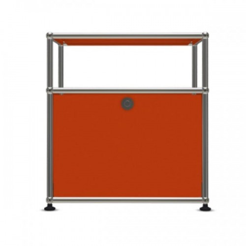 유에스엠 할러 1x2 모듈 (1-bottom-drawer 1-pannel W52 x H56.5) - 퓨어 오렌지(RAL 2004) 04418