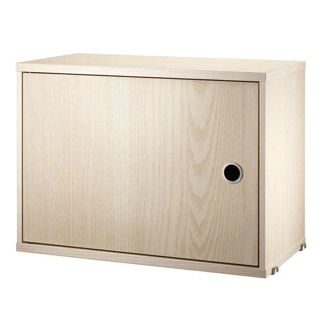 스트링 cabinet with swing door 58 x 30 cm ash 04260