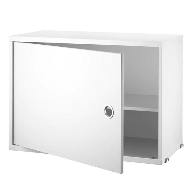 스트링 cabinet with swing door 58 x 30 cm 화이트 04225