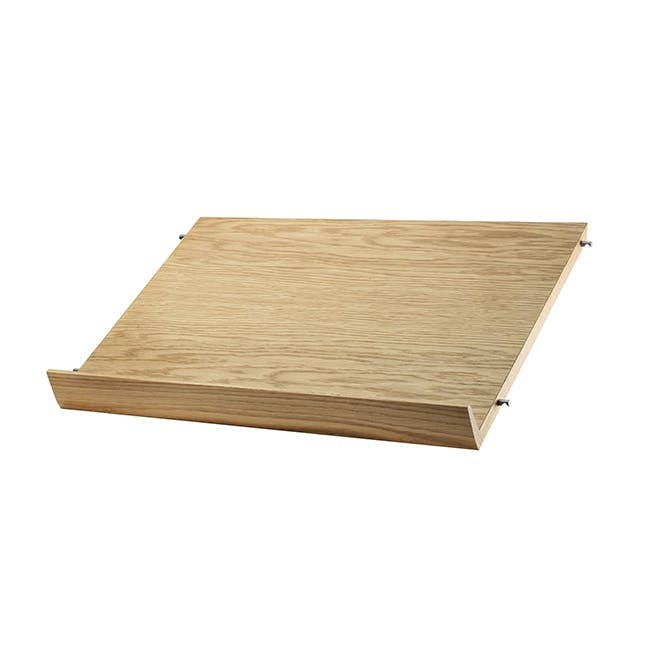 스트링 시스템 Magazine Shelf 58x30cm Wood 04088