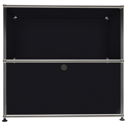유에스엠 할러 1X2 모듈 (1-bottom-door 4-pannel W79 x H74) 그라파이트블랙 02935
