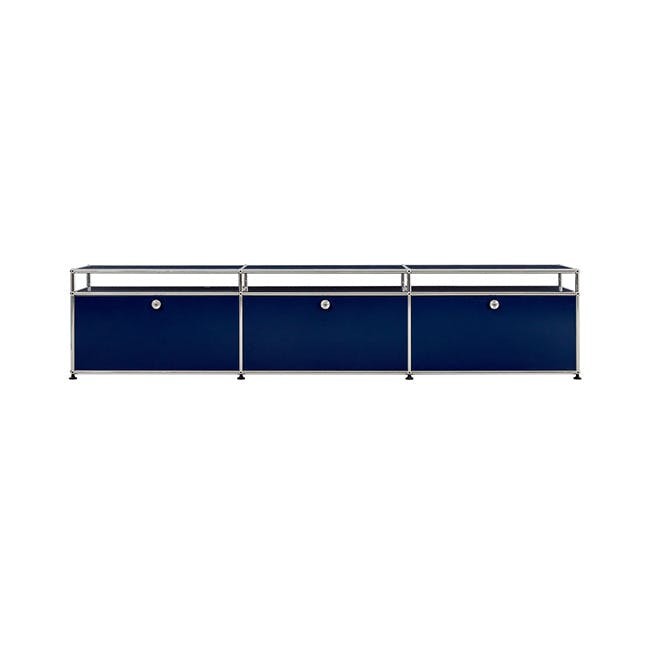 유에스엠 할러 3x2 모듈 (3-bottom-door 1-1-1-pannel W229 x H49) (타공) - 스틸 블루(RAL 5011) 02784